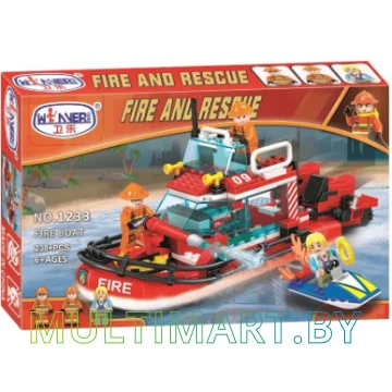 Конструктор Winner Fire and resque 1233